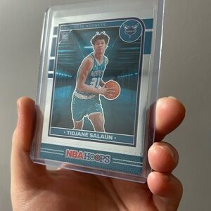 NBA Hoops Tidjane Salaun Rookie Card - Teal & White